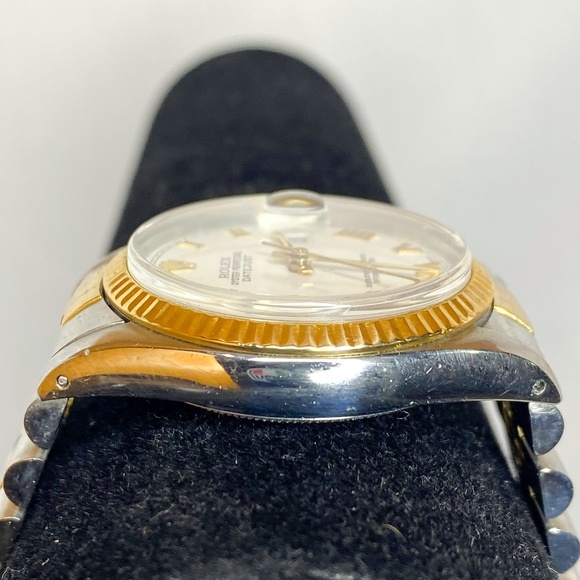 Rolex Oyster Perpetual Watch 36mm Datejust Stainless 18K Gold Roman Numerals - Picture 3 of 9